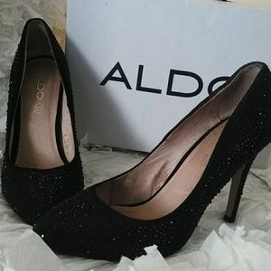Pair studded Aldo heels